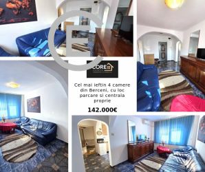 Cel mai ieftin 4 camere din Berceni, cu loc parcare si centrala propri