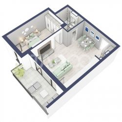 Comision 0-Apartament 2 camere 51 mp utili boxa la subsol Turnisor