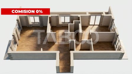 COMISION 0%-Apartament 3 camere Rahovei 93mp 2 bai terasa+balcoane