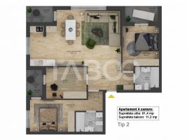 COMISION 0 Apartament 91 mpu 4 camere si LOC PARCARE Doamna Stanca
