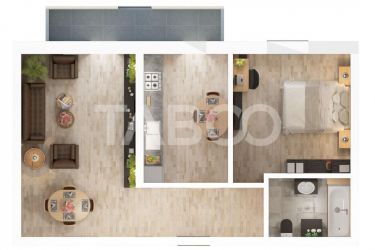 Comision 0 - Apartament cu 2 camere de vanzare in zona Doamna Stanca