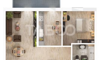Comision 0 - Apartament cu 2 camere de vanzare in zona Doamna Stanca