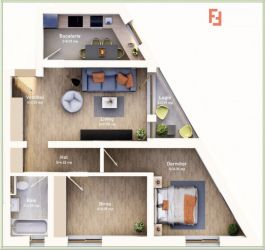 COMISION 0% Apartament cu 3 camere, etajul 1, bloc nou, zona Mehala