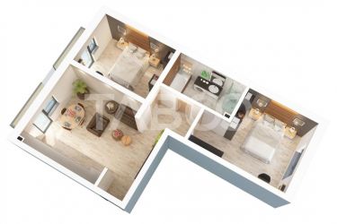 COMISION 0 - Apartament de vanzare 3 camere si parcare Doamna Stanca