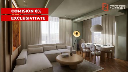 COMISION 0%  BLOC NOU Ap. cu 3 camere, bloc cu lift - Zona Lipovei