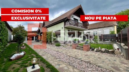 COMISION 0% Casa individuala 4 camere utilata, cu garaj dublu - Giarma