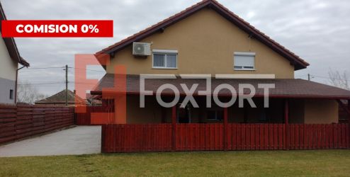 COMISION 0% Casa individuala 6 camere, Sacalaz-Curte spatioasa si gazo