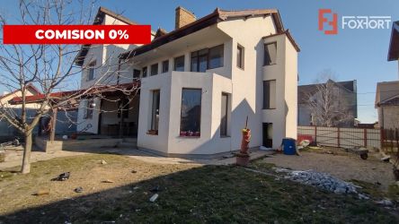 COMISION 0% Casa individuala 8 camere, Sacalaz - Pivnita, teren 1198 m