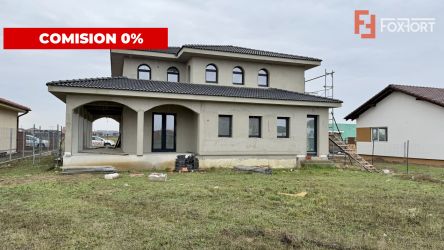 Comision 0% Casa individuala Mosnita in stil Neoromanesc cu 202 mp uti