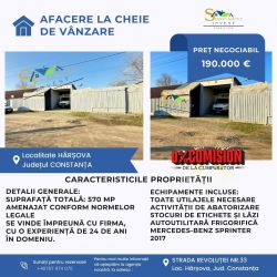 COMISION 0 DE LA CUMPARATOR! Abator de Păsări Funcțional – Hârșova