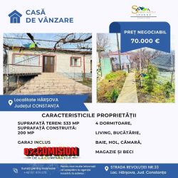 COMISION 0 DE LA CUMPARATOR! Casă spațioasă în Hârșova