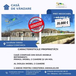 COMISION 0 DE LA CUMPARATOR! Proprietate bătrânească în Saraiu