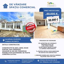 COMISION 0 DE LA CUMPARATOR! Spațiu comercial – Giurgeni,jud. Ialomița