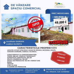 COMISION 0 DE LA CUMPARATOR! Spațiu comercial – Giurgeni,jud. Ialomița