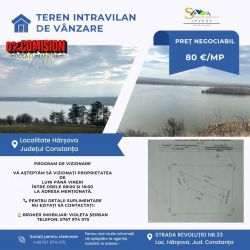COMISION 0 DE LA CUMPARATOR! Teren Intravilan cu vedere la Dunăre