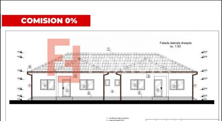 COMISION 0% Duplex individual cu 3 camere si 380 mp teren - Mosnita No