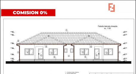 COMISION 0% Duplex individual cu 3 camere si 380 mp teren - Mosnita No