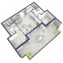 Comision 0 Penthouse 74mpu 3 camere terasa 46mp bloc cu lift Turnisor