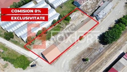COMISION 0% Spatiu industrial de 695 mp si teren de 1821 mp - Giulvaz