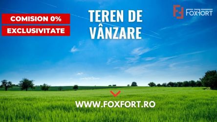COMISION 0% Teren de 15000 mp cu 2 fronturi, zona Mosnita Veche