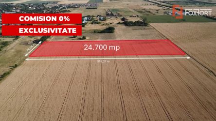 COMISION 0% Teren de vanzare intravilan de 24.700 mp - Padureni