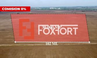 COMISION 0% Teren Extravilan 30.000 mp, front 102 ml, zona Dunca