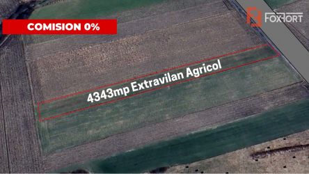 COMISION 0% Teren extravilan agricol, Utvin - 4343 mp