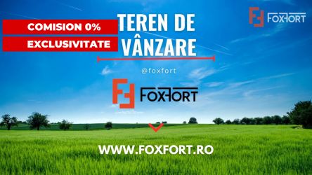 COMISION 0% Teren extravilan ideal pentru investitie, de vanzare in Lu