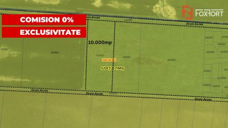 COMISION 0% Teren extravilan pretabil agricol, Sacalaz - Oportunitate 