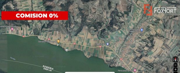 COMISION 0% Teren intravilan 1000mp cu iesire la Dunare in Liubcova -