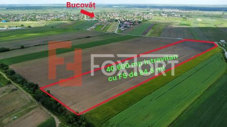 COMISION 0% Teren intravilan 40.600 mp cu front de 84,5 ml, zona Bucov