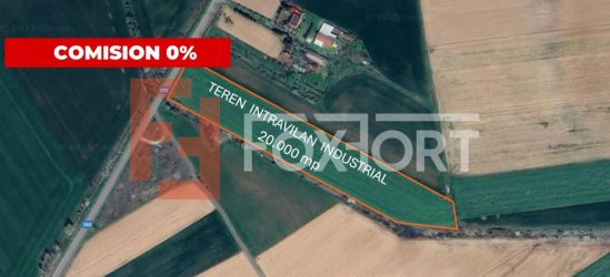 COMISION 0% Teren intravilan de 20.000 mp, front de 52 ml, zona Sag
