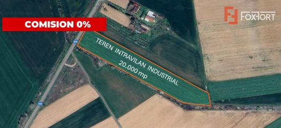 COMISION 0% Teren intravilan de 20.000 mp, front de 52 ml, zona Sag