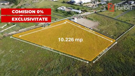 COMISION 0% Teren intravilan de vanzare 10.226 mp, Zona CET SUD