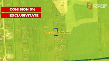 COMISION 0% Teren intravilan Sacalaz, 586 mp - Oportunitate investitie