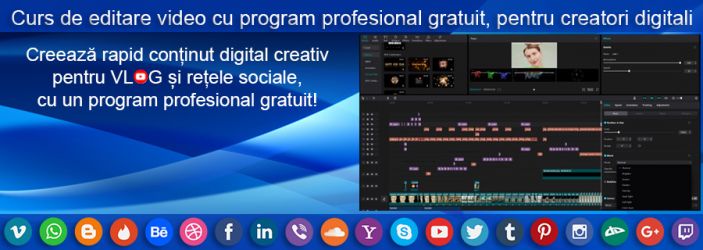 Curs editare video CapCut pentru creatori digitali