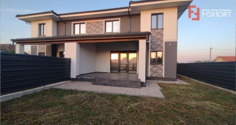 Duplex 5 camere, Becicherecu Mic - Garaj, terasa, Interior la Rosu