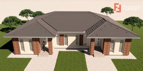 Duplex cu 3 camere si teren de 365 mp, zona Sag