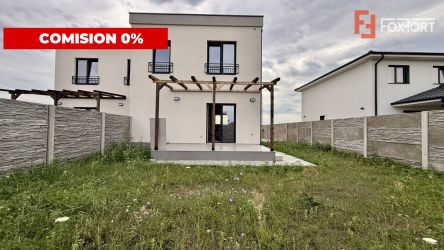 Duplex modern, predare la cheie, toate utilitatile - asfalt - Mosnita 