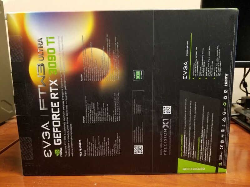 EVGA GeForce RTX 3090 FTW3 Ultra Gaming, 24GB GDDR6X-4