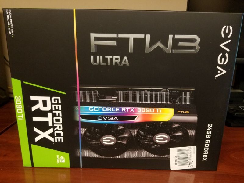 EVGA GeForce RTX 3090 FTW3 Ultra Gaming, 24GB GDDR6X-5
