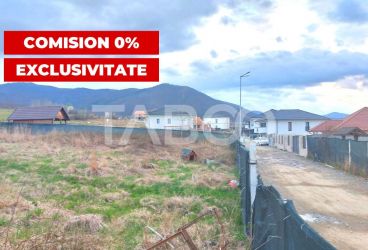  Exclusivitate Teren intravilan 1256mp in zona de case  PUZ aprobat 