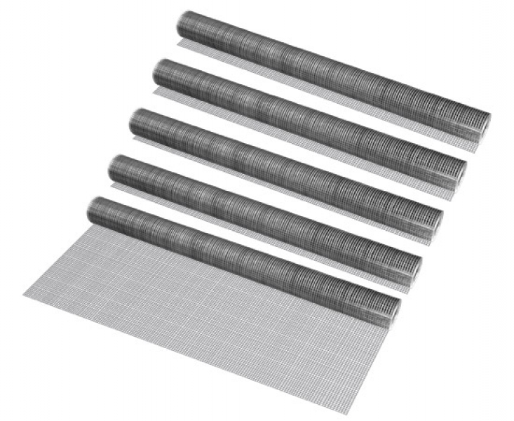 Gard plasa de sarma 100cm x 5m - culoare : argintiu ,gri-1