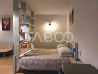 Garsoniera de inchiriat la casa camera bucatarie baie Lidl Cisnadie