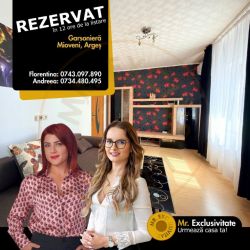 Garsoniera in Mioveni situată la etajul 1