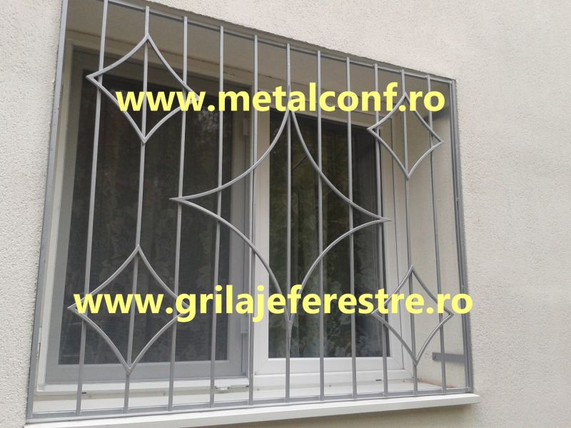 Grilaje metalice,grilaje ferestre,grilaje fier forjat grilaje geamuri-4