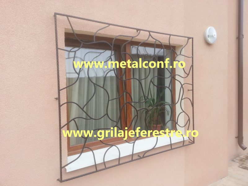 Grilaje metalice,grilaje ferestre,grilaje fier forjat grilaje geamuri-6