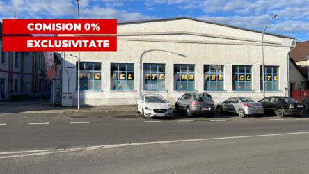 Hala 430mp cu vitrina 21m si birouri zona circulata Piata Cluj