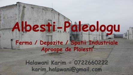 Hala Industriala, 25000mp, Albesti,PH, 15000 euro