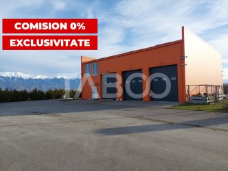 Hala industriala cu teren de 12000 mp Bradu Sibiu